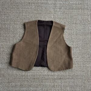 🤎 Handmade Kids Linen Vest